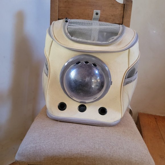 Cat Backpack, Pet Carrier, Cat Travel Carrier, Small Dog Backpack - Picture 2 of 7